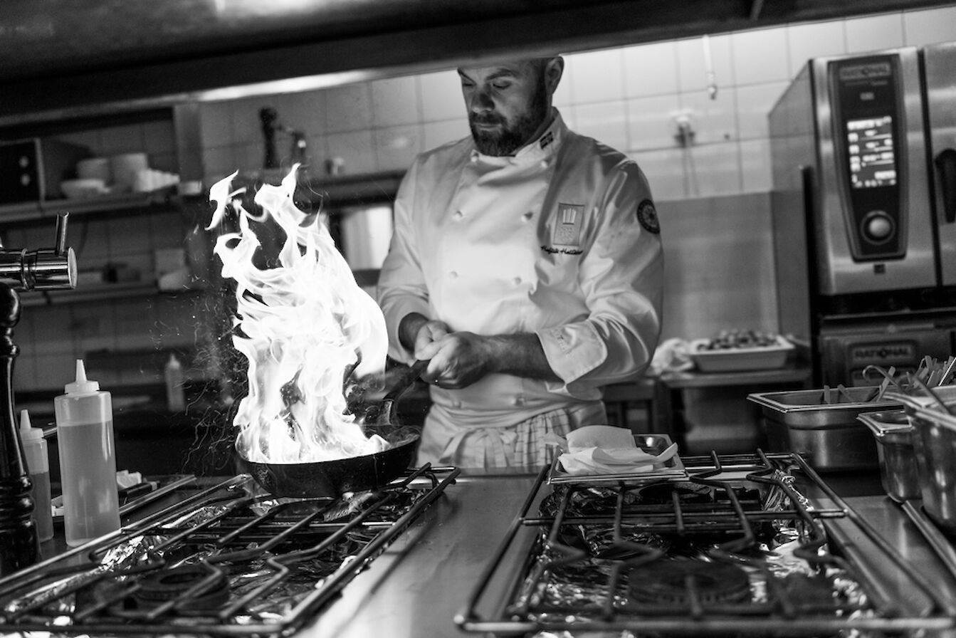 Icelandic chef, Haflidi Halldorsson