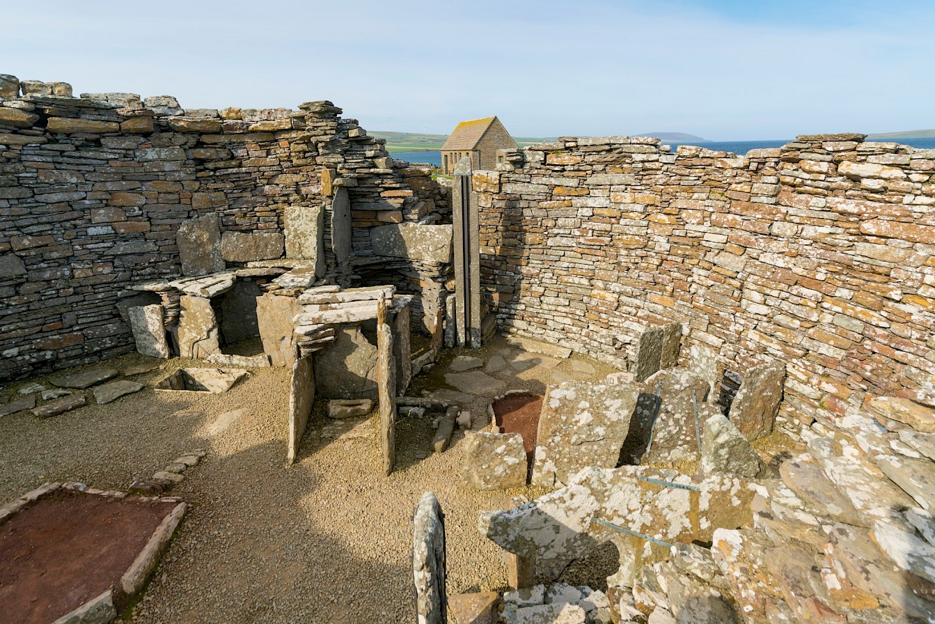 Broch of Gurness, Orkney - image by VisitScotland/Kenny Lam