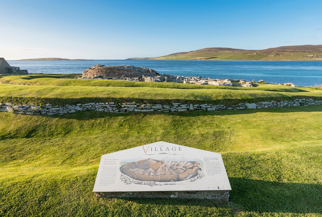 Broch of Gurness, Orkney - image by VisitScotland/Kenny Lam
