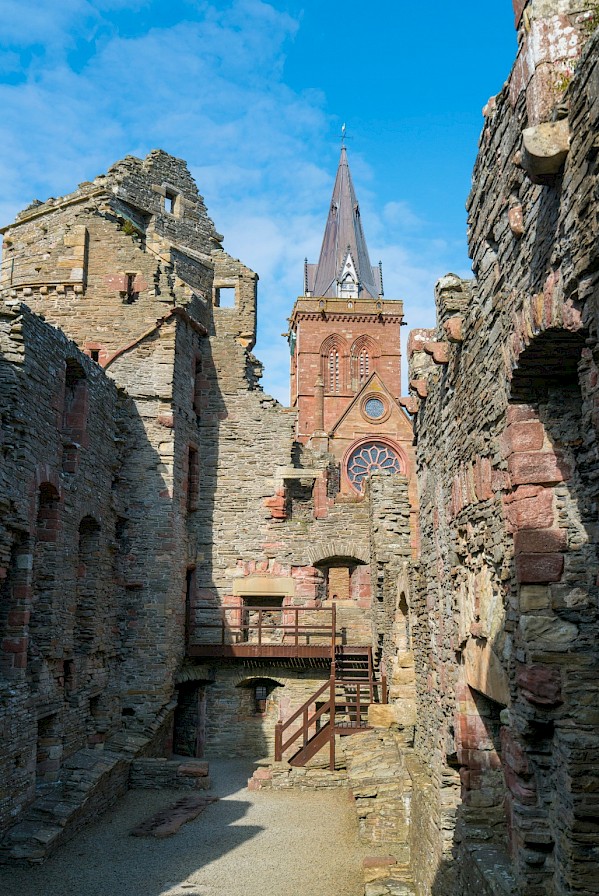 Bishop's Palace and St Magnus Cathedral, Kirkwall - image by VisitScotland