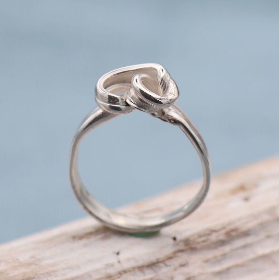 Sea Ribbons Sculptural Ring