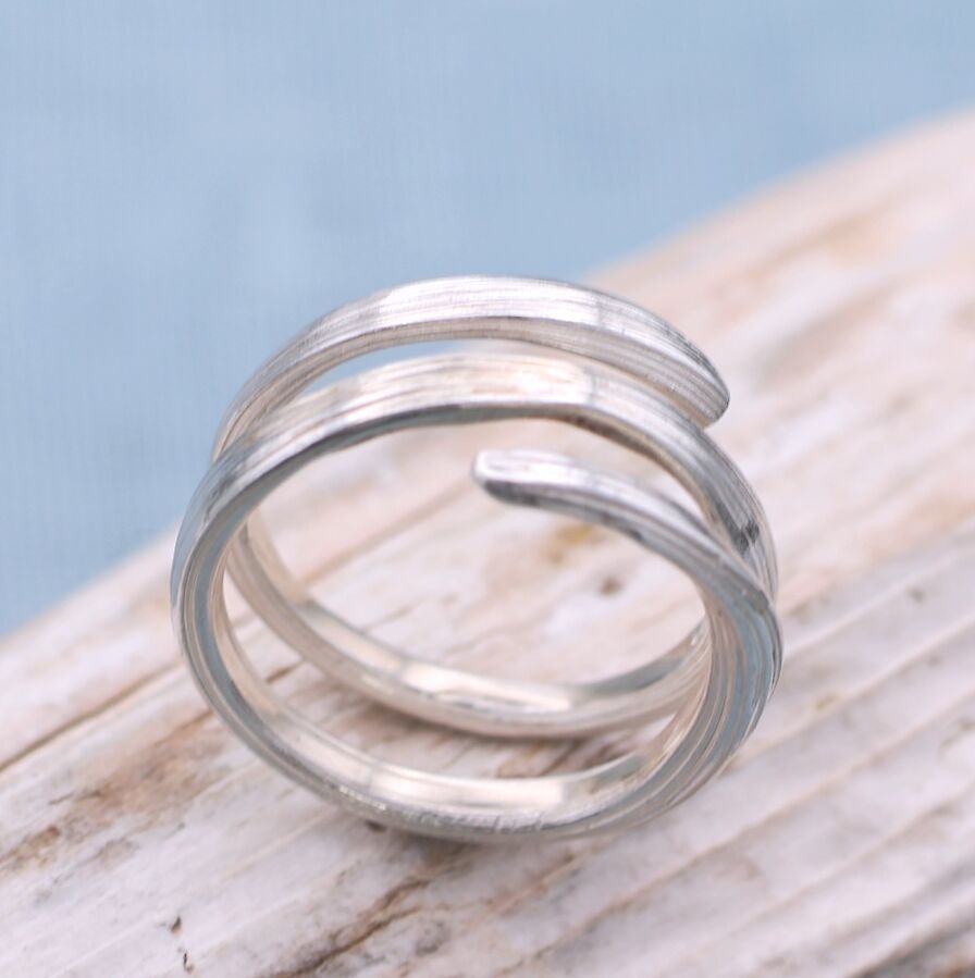 Sea Ribbons Wrap Ring