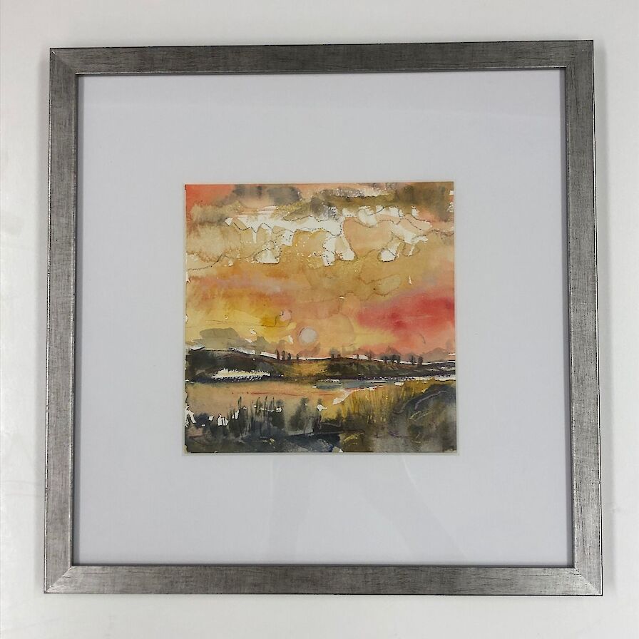 Jeanne's recent watercolour landscape