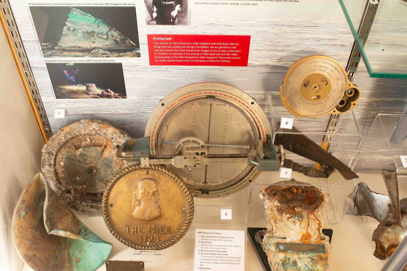 Artefacts in Stromness Museum, Orkney
