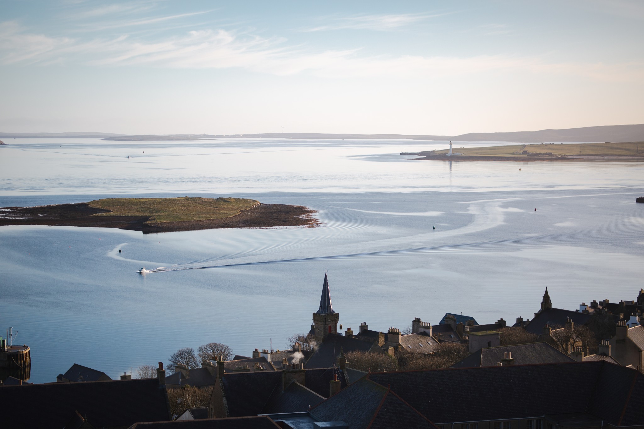 View of Stromness from Brinkie's Brae, Orkney