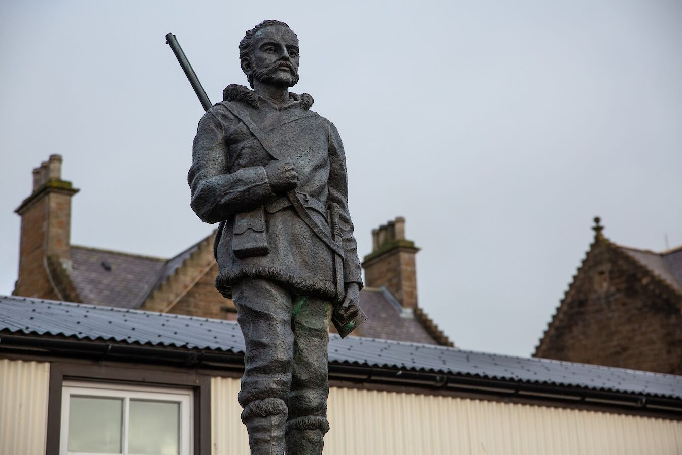 Dr John Rae statue, Stromness, Orkney