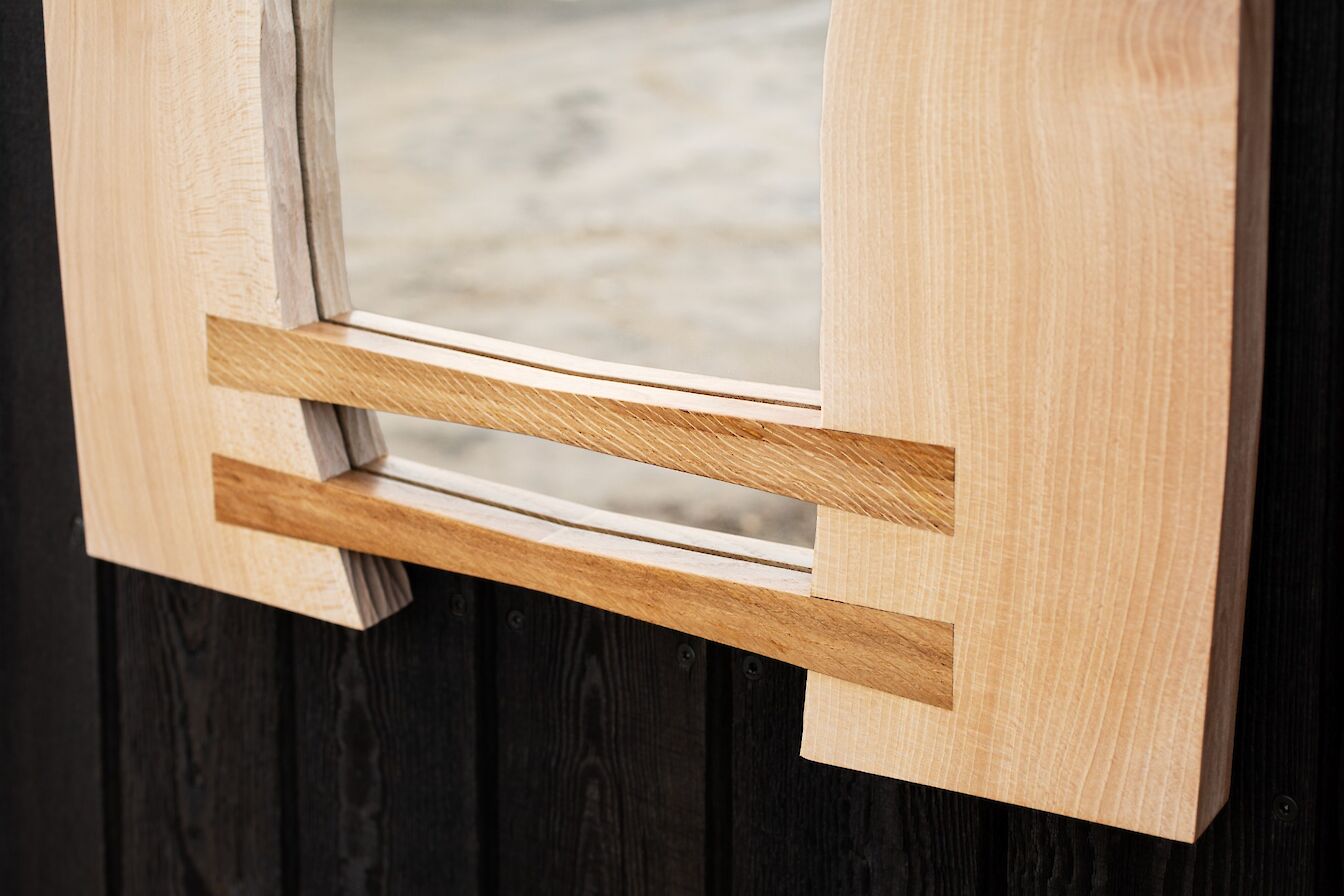 Together as One mirror by The Orkney Furniture Maker