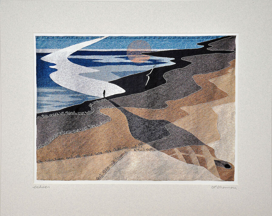 Echoes - small mounted art print