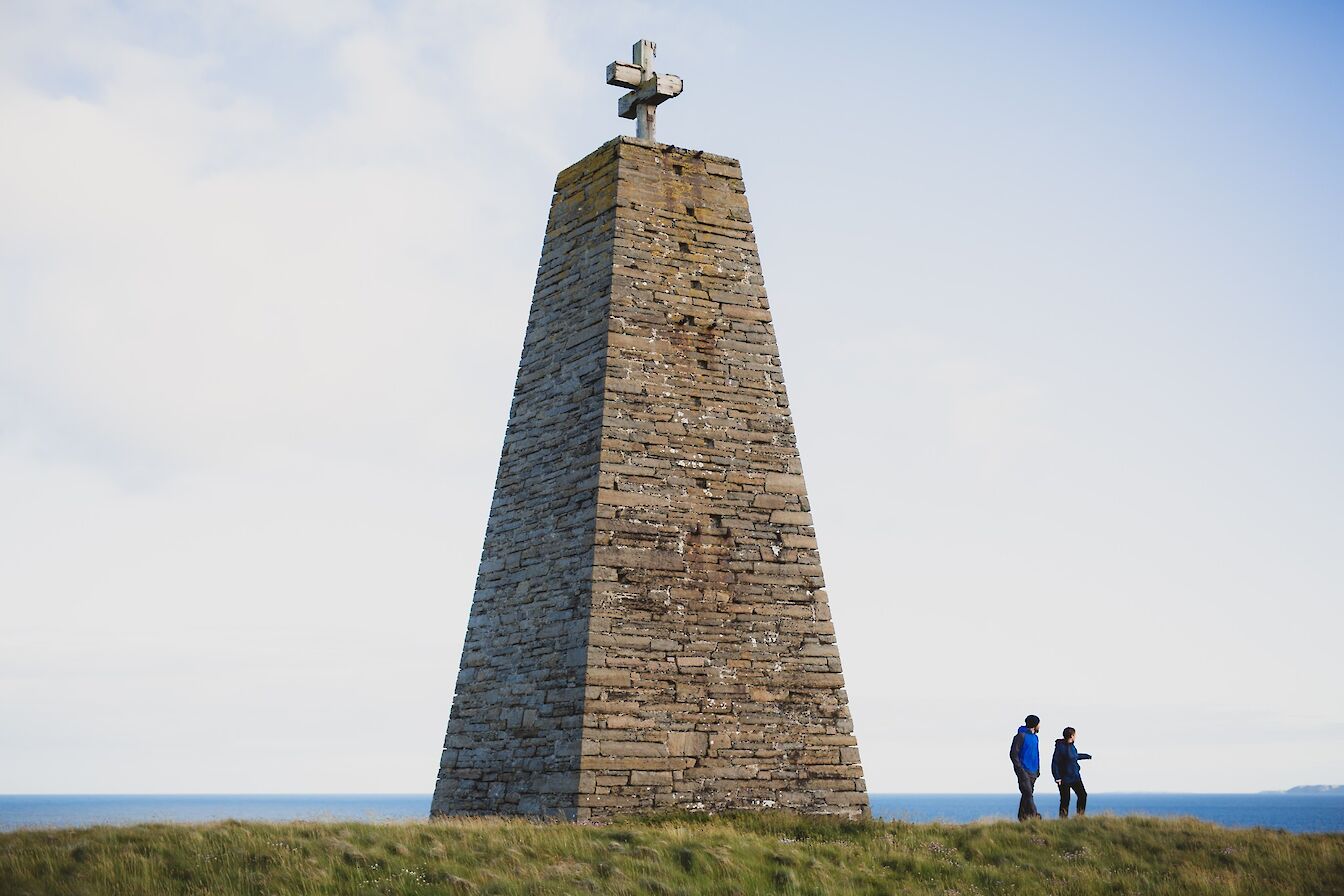 Stone beacon, Roseness, Orkney