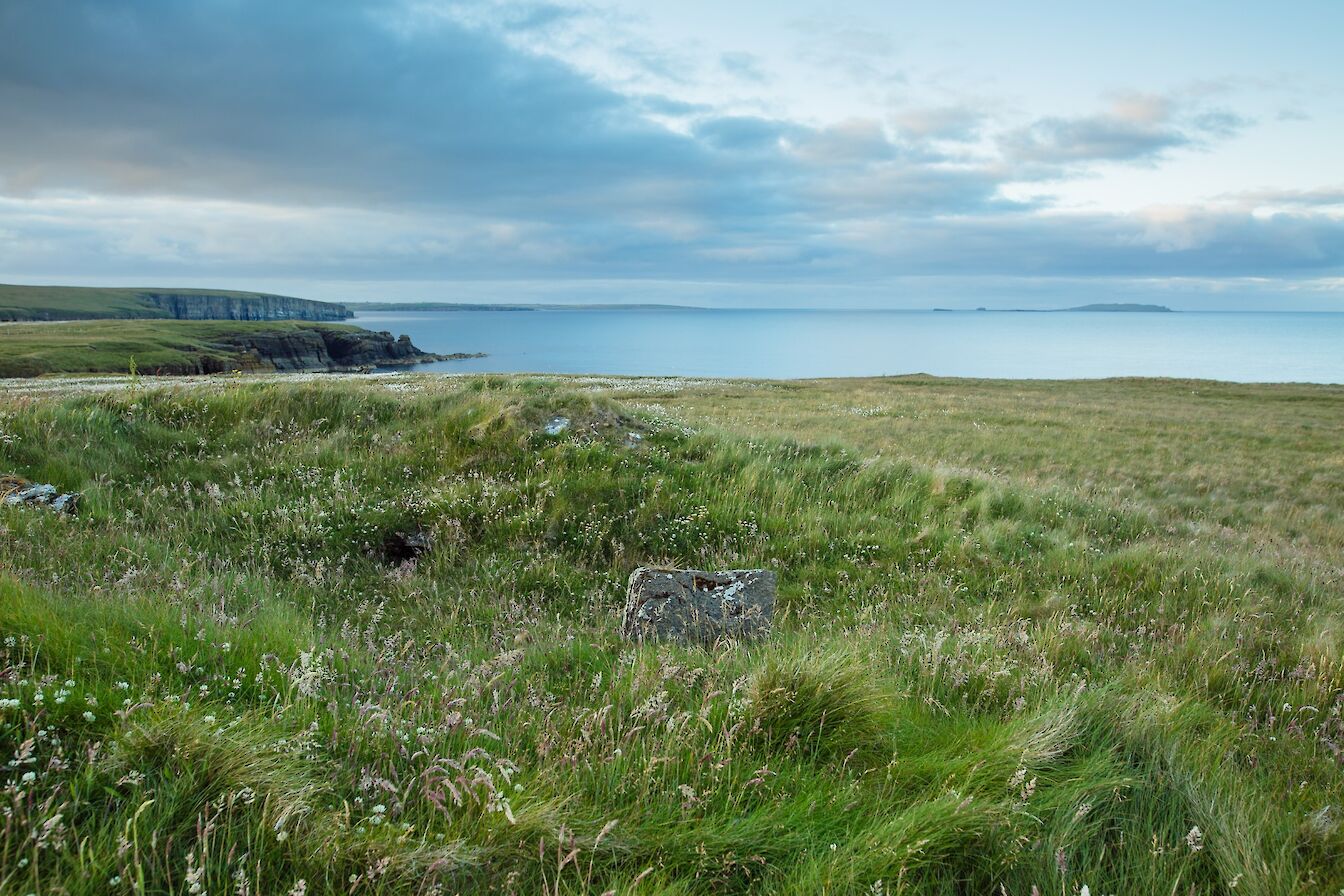 Remains of a Neolithic cairn, Roseness, Orkney