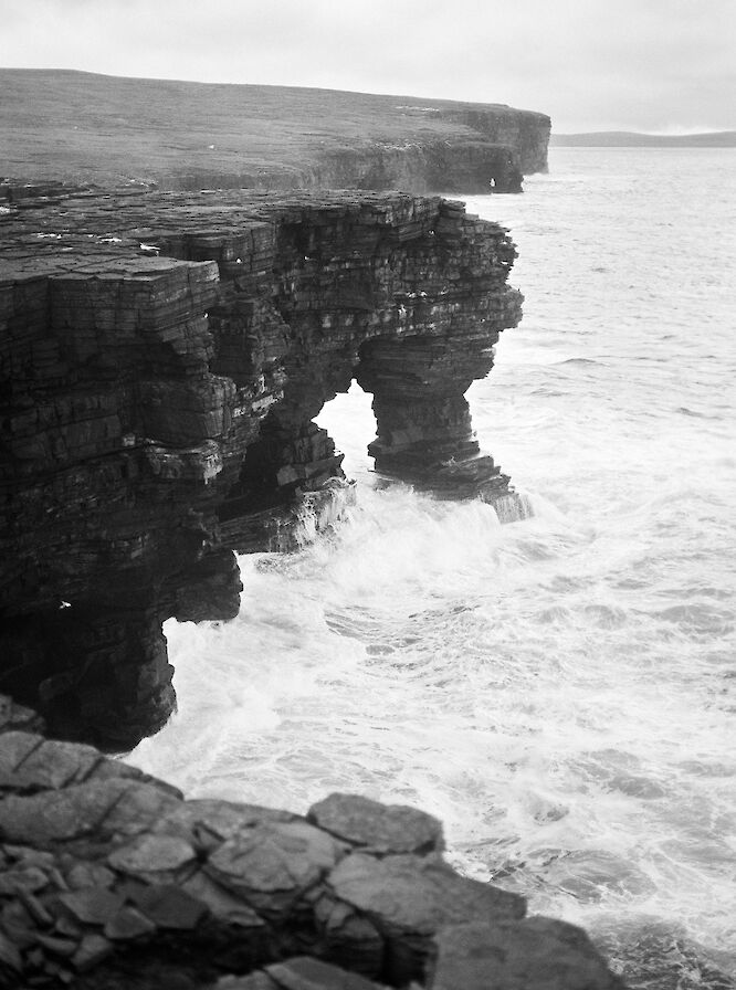 Sea arch, Rousay, Orkney - image by Frances Scott
