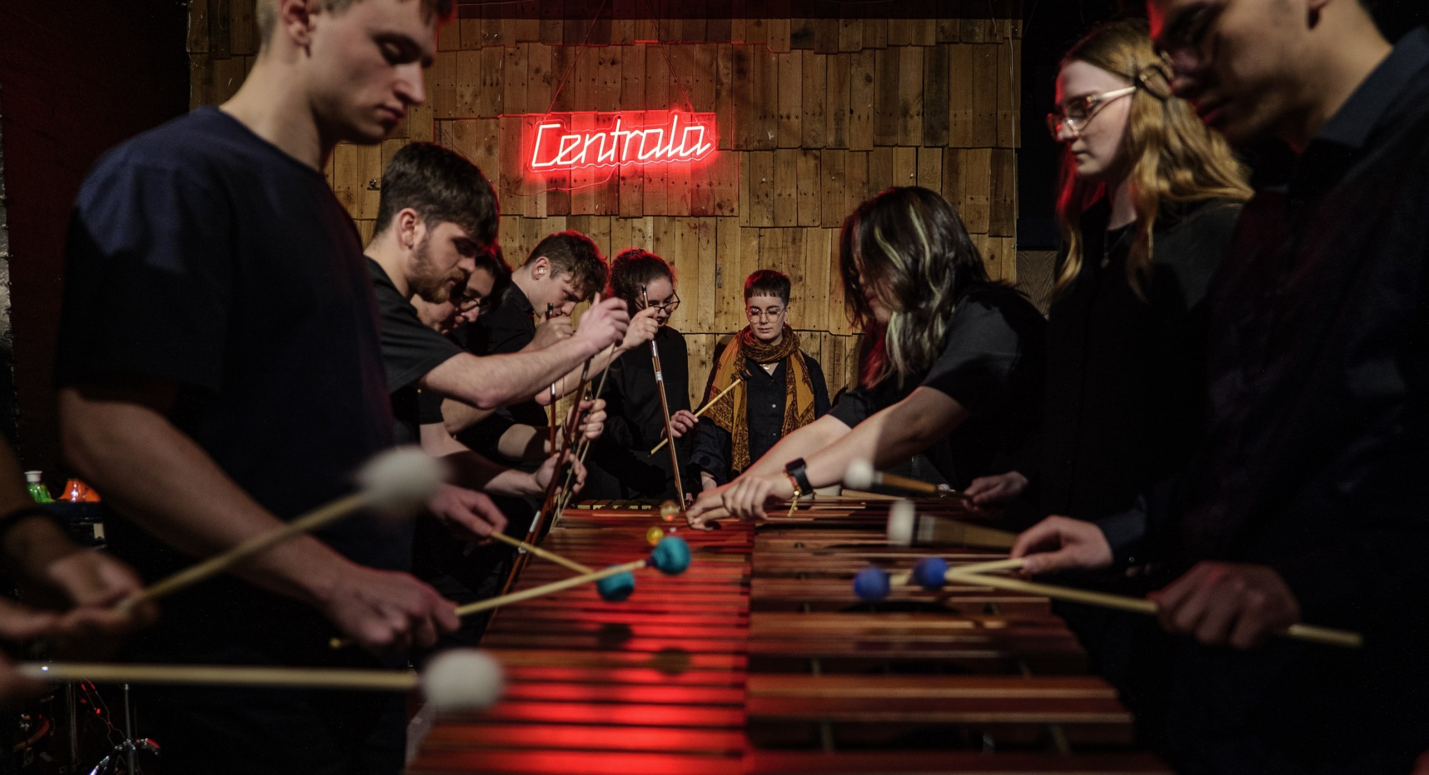 RBC Percussion students - image by Alex Henshaw