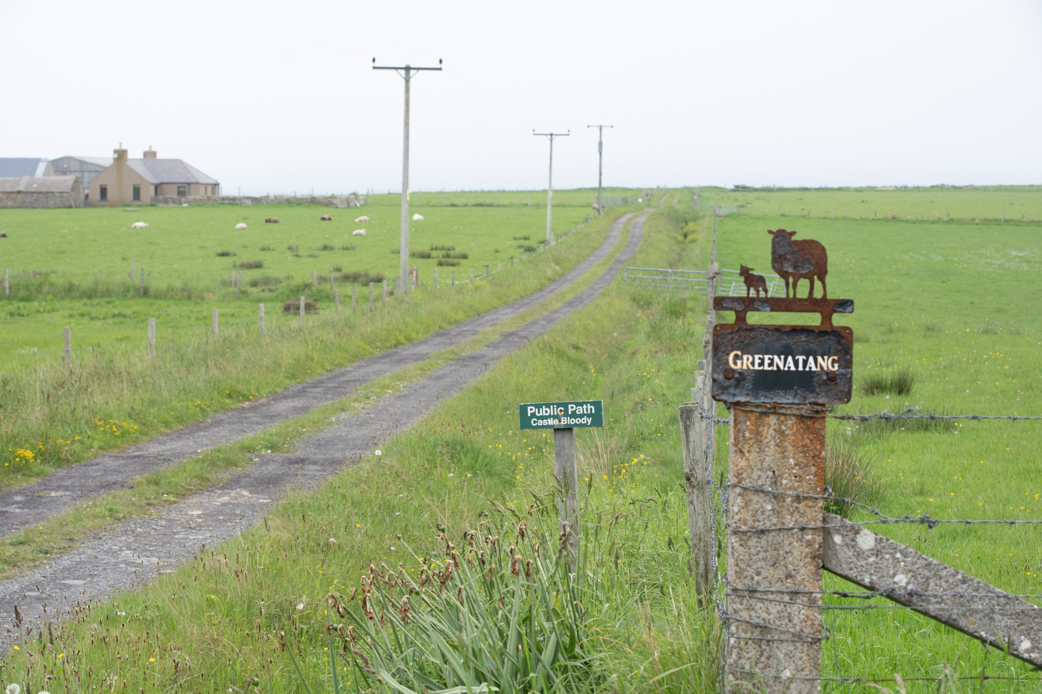Start of the Shapinsay East Coast Walk, Orkney