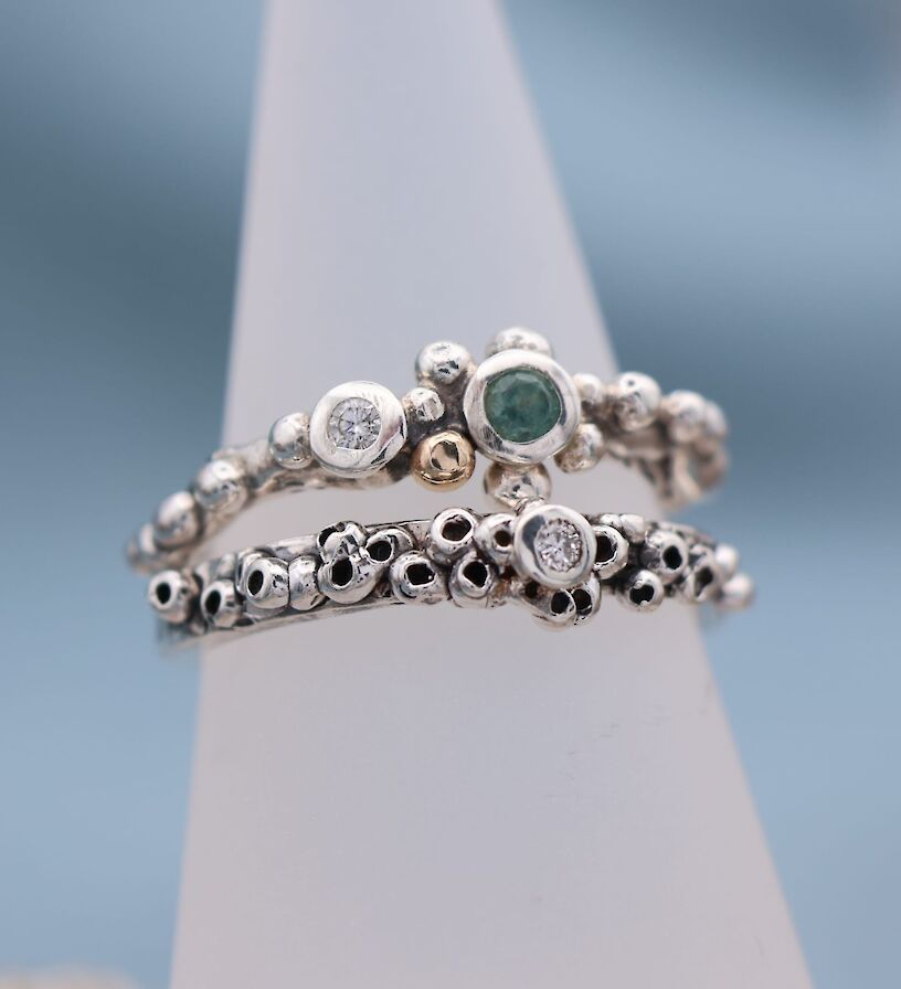 Shoreline Scatter Rings from Marion Miller Jewellery