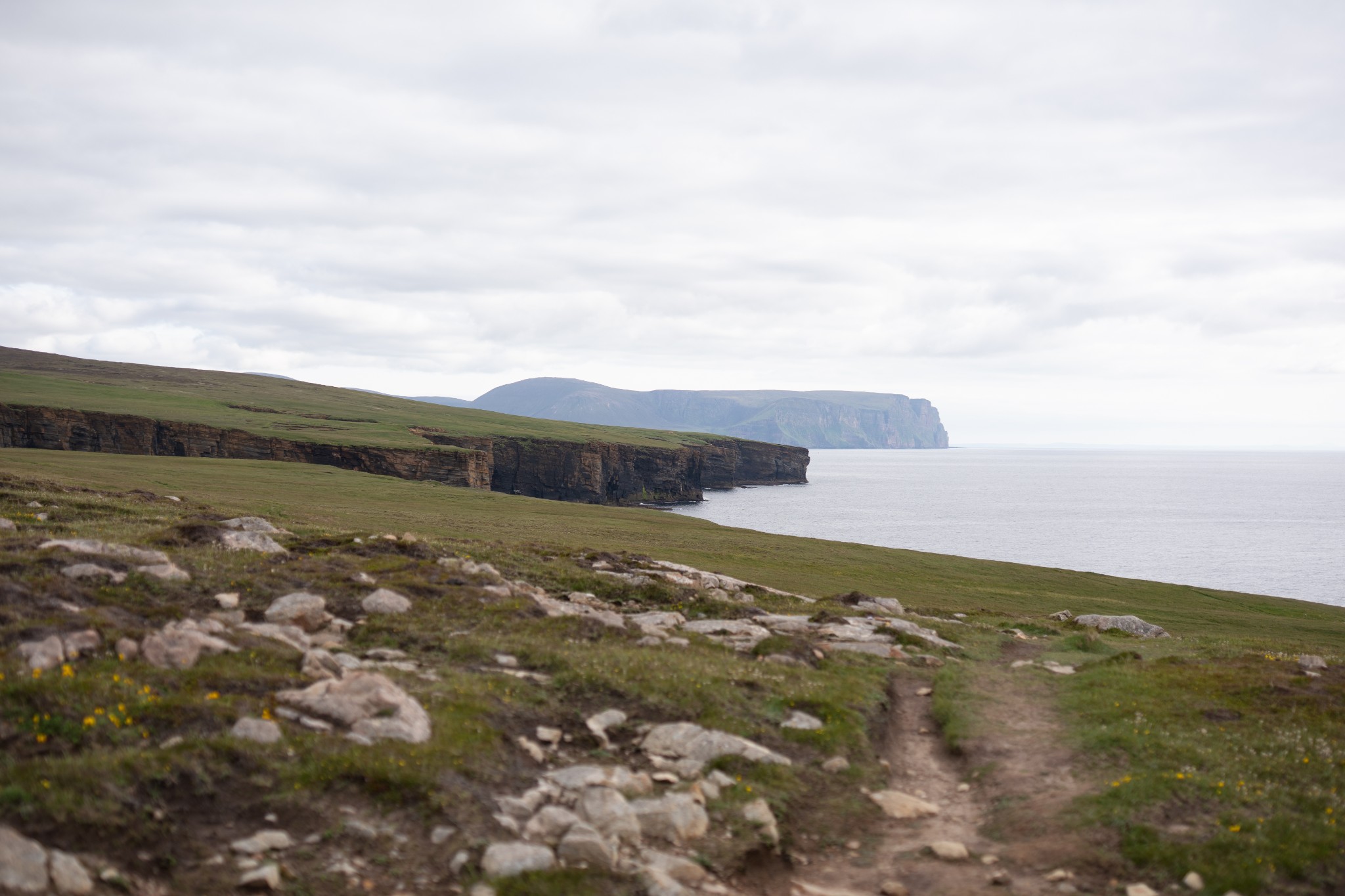 Coastline view south from Yesnaby towards Hoy
