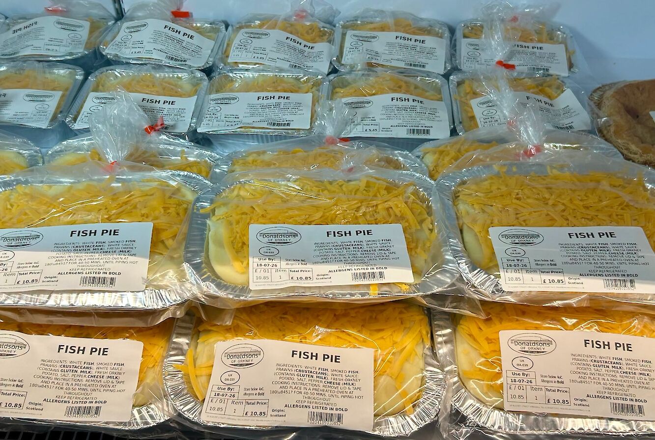 Fish pie from Donaldsons of Orkney