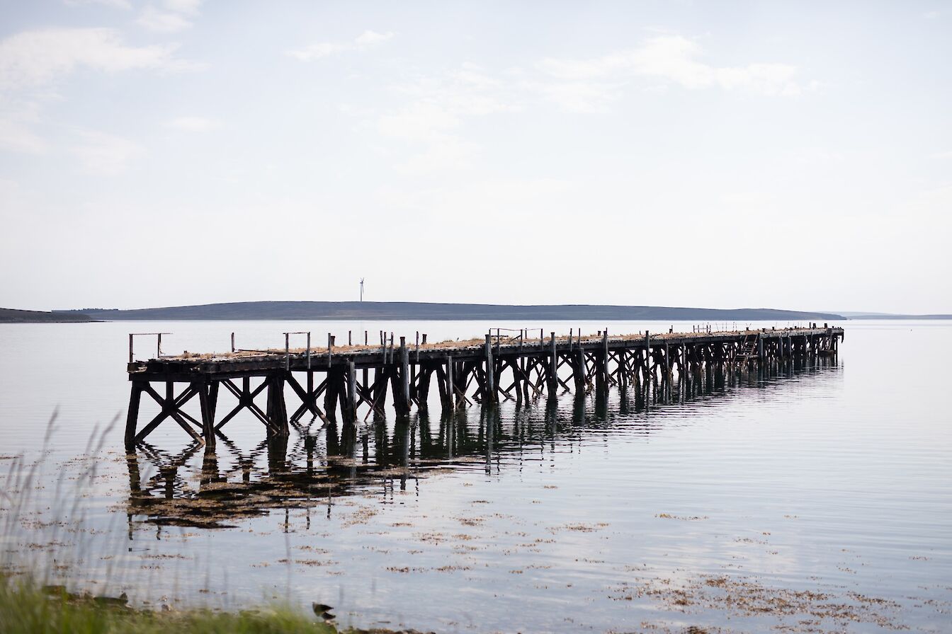 Wartime pier, Lyness, Orkney