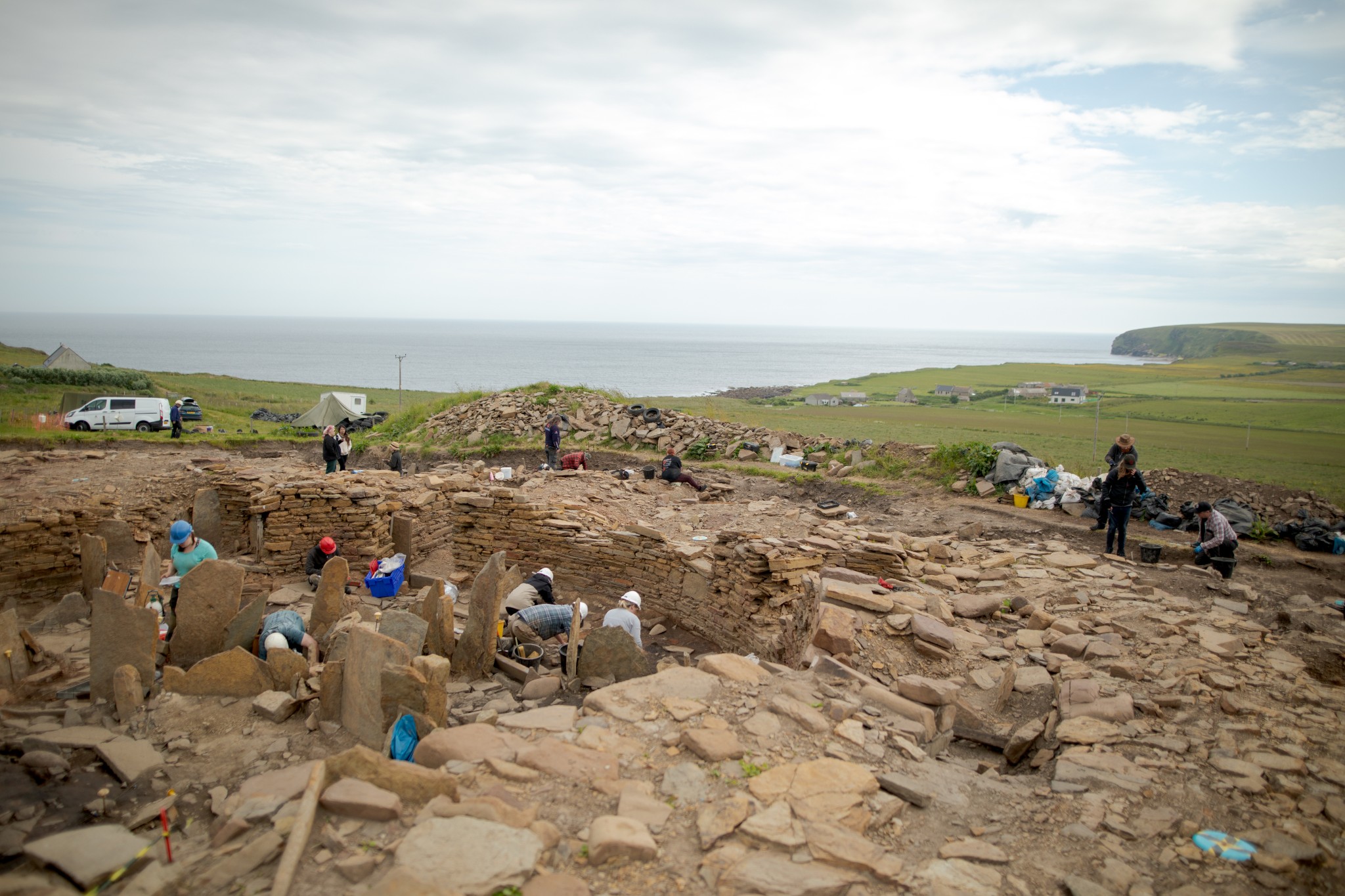 Excavation at The Cairns, Orkney