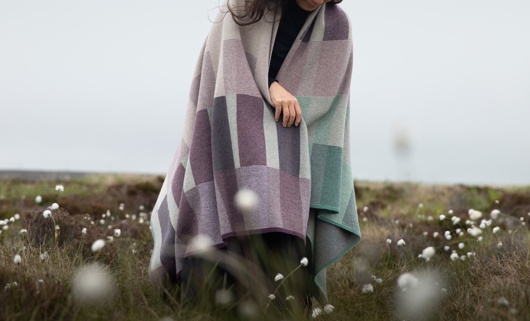 Hobbister blanket by Hilary Grant for Highland Park - image by Martin-john Turner