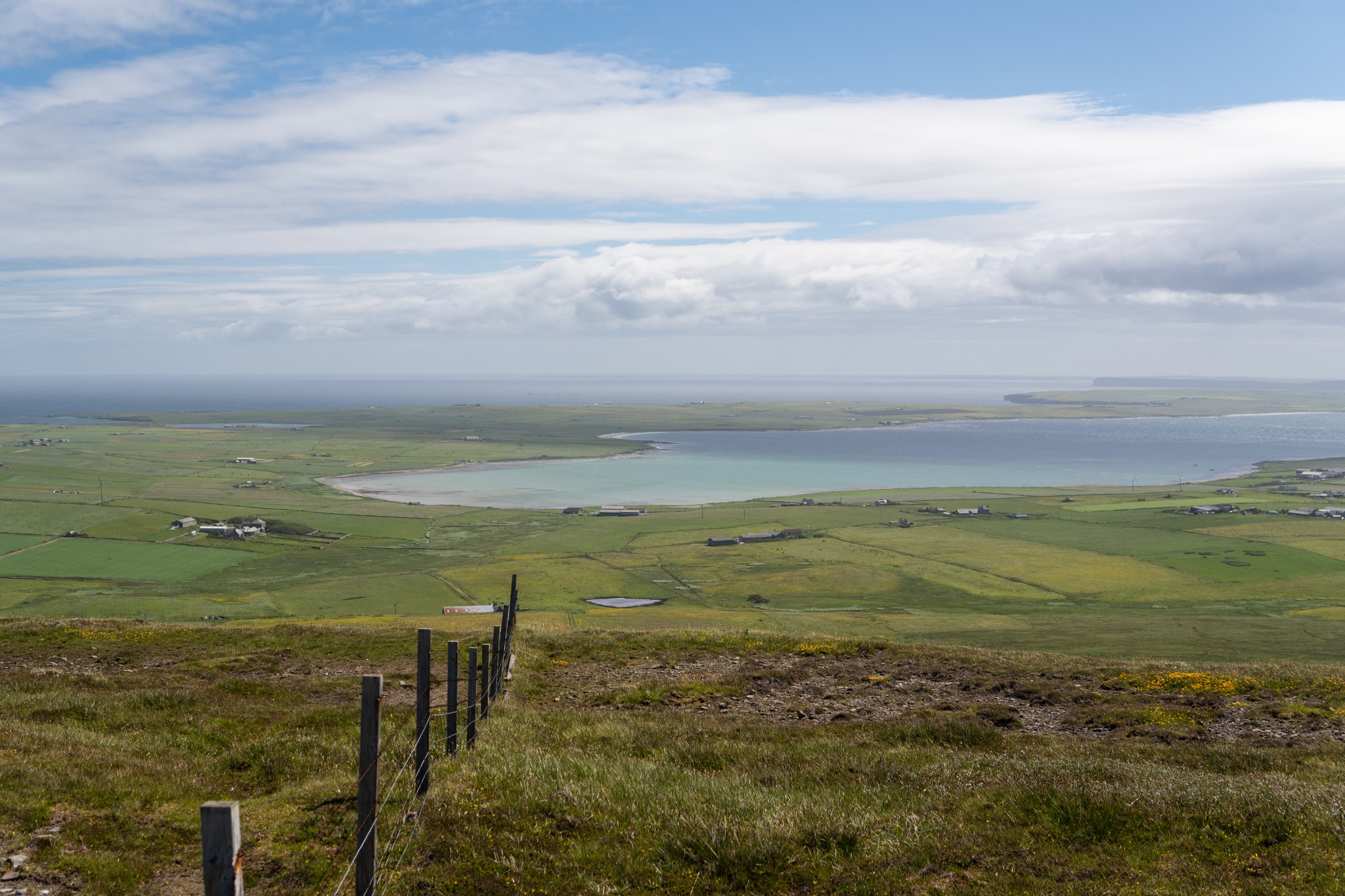 View from Fitty Hill, Westray