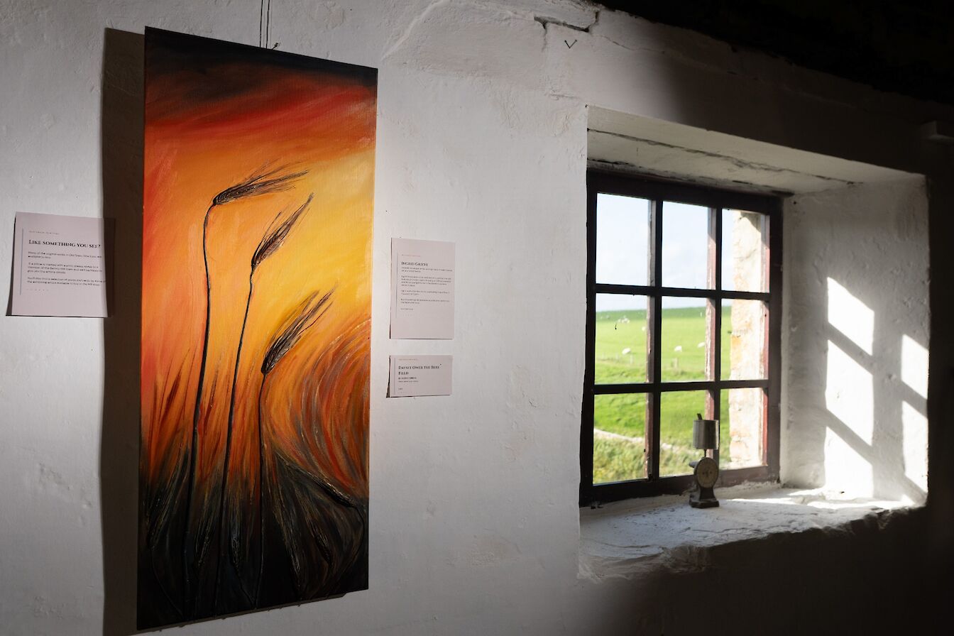 Painting by Ingrid Grieve at Toumal Art Studio