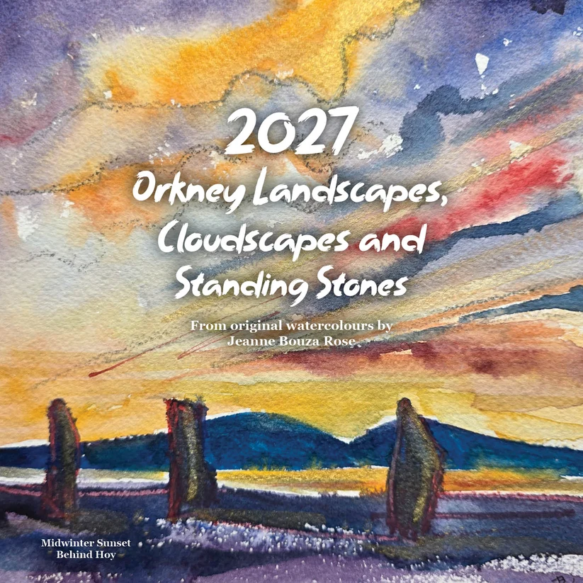 2027 Orkney calendar from Jeanne Bouza Rose