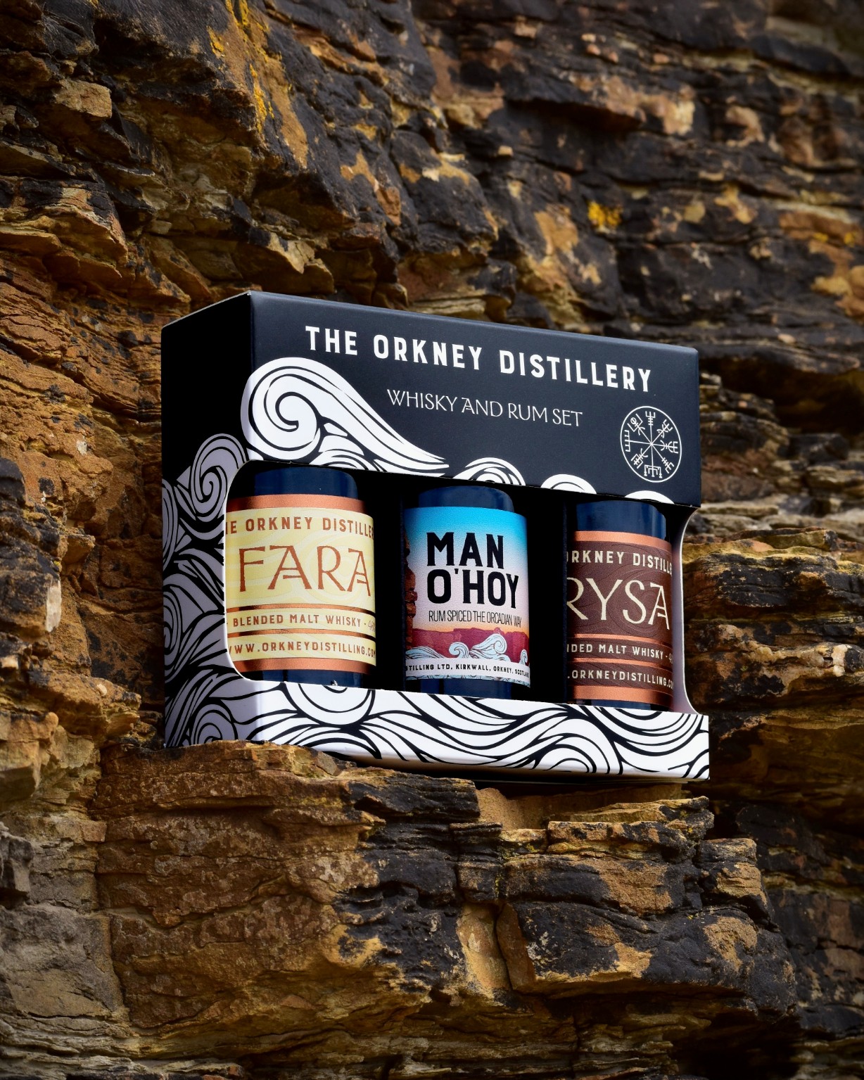 Orkney Distillery Dark Spirits gift set
