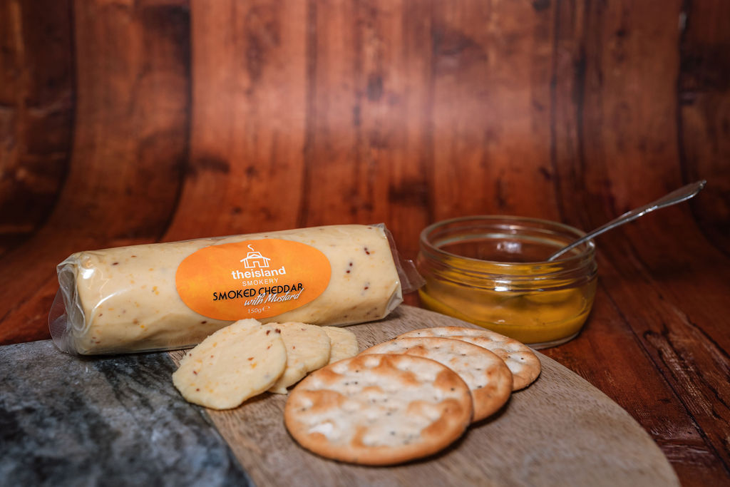 The Island Smokery - Smoked Cheese with Mustard