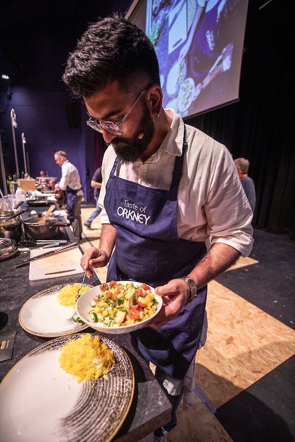 Monik Mistry in action - - image by Colin Keldie