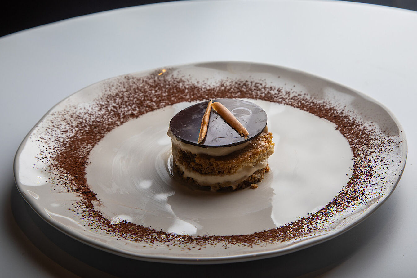 Paolo Cherubini's Orkney fudge tiramisu