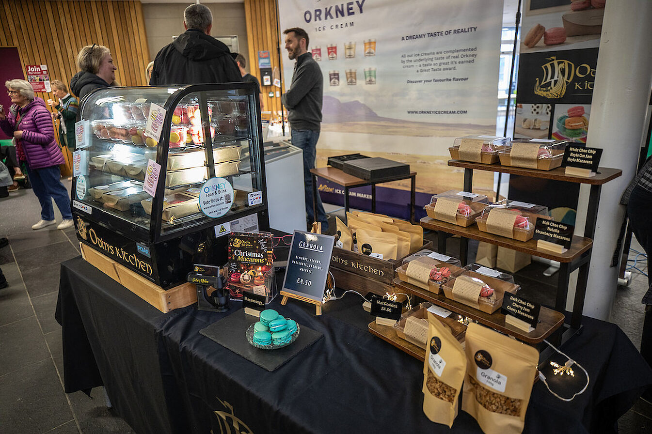 Odin's Kitchen, Orkney Ice Cream, and many other local food and drink businesses were present - image by Colin Keldie