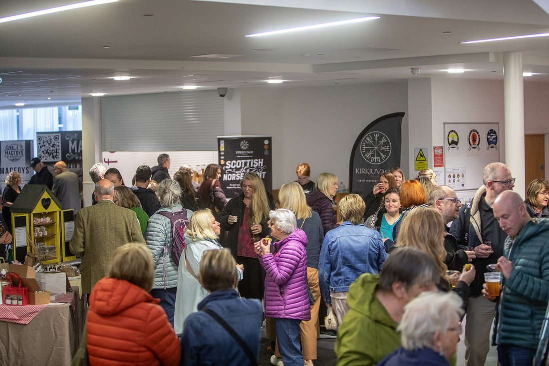 Local producers were on hand to keep ticket holders fed and watered ahead of the event - image by Colin Keldie