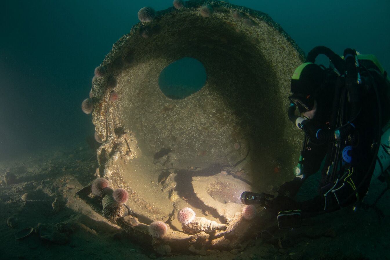 Aft spotting top from the Derfflinger - image by Bob Anderson