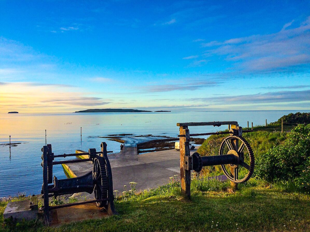 View towards Copinsay from the Geo, Deerness - image by Graham Campbell