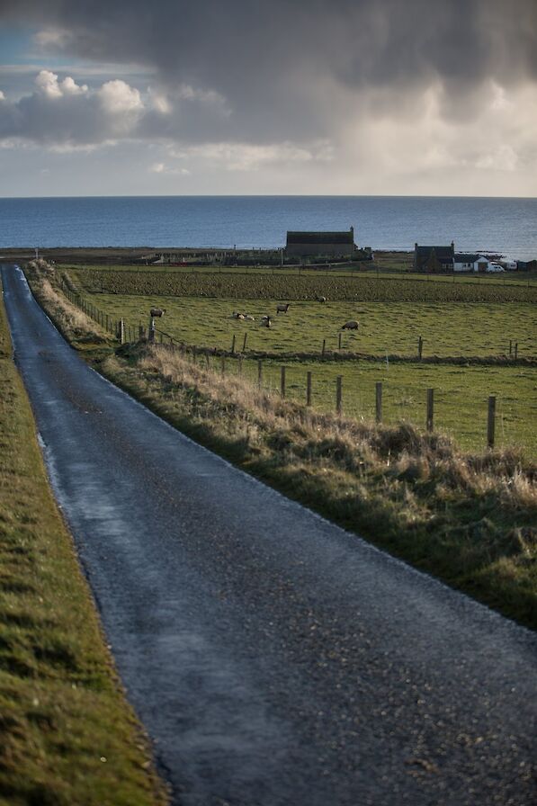 The view towards St Peter's Kirk
