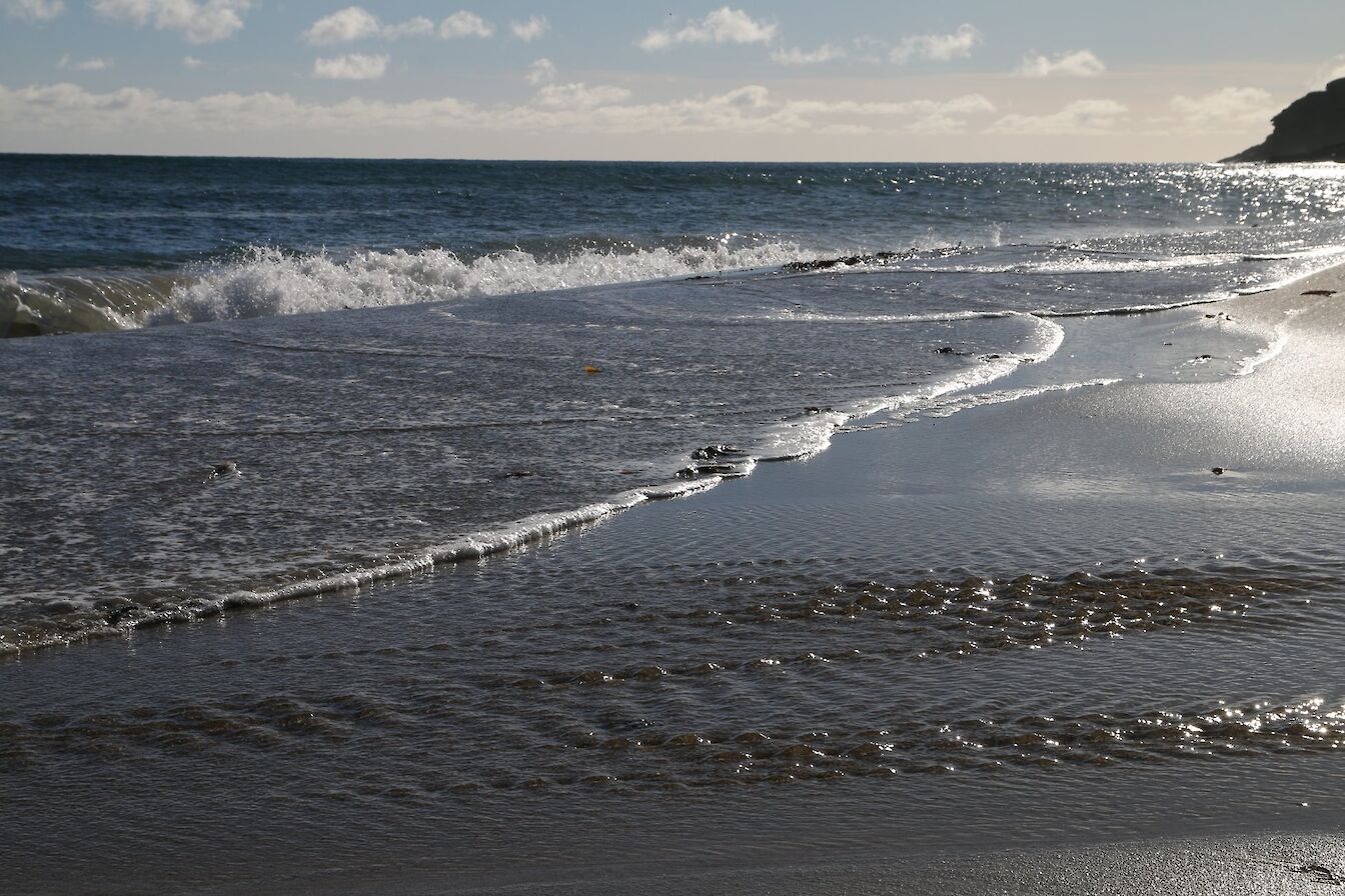 The beach at Eastside is perfect for a seasonal stroll