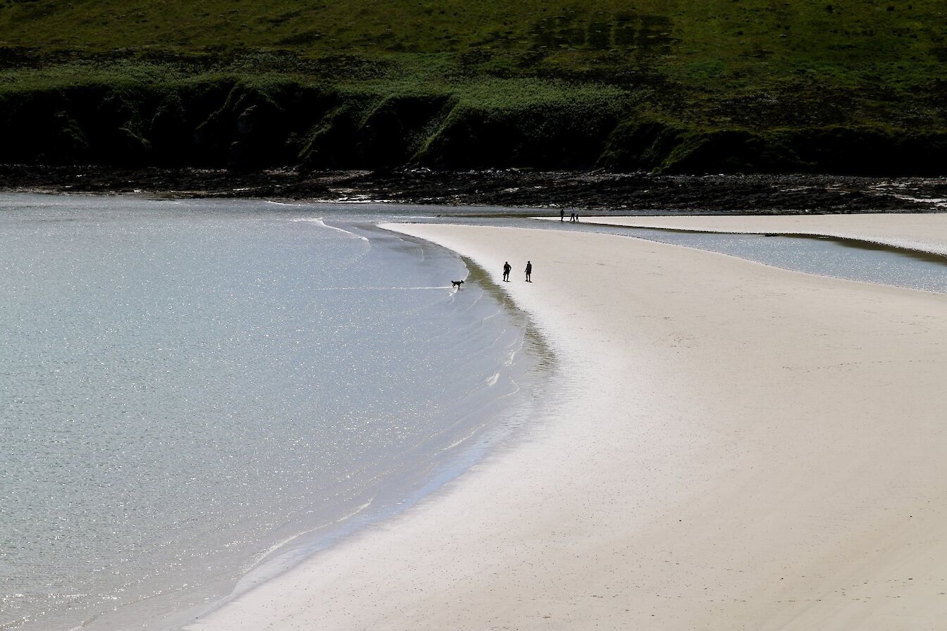 Walking on Waulkmill beach