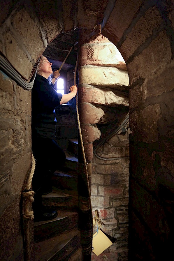 The tour involves making your way through some tight spaces!